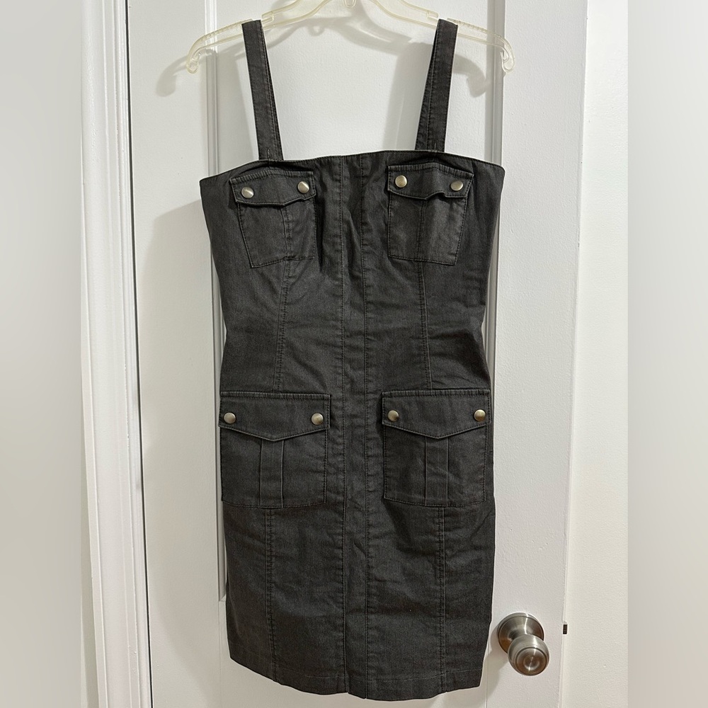 W by Worth Denim Snap Front Dress